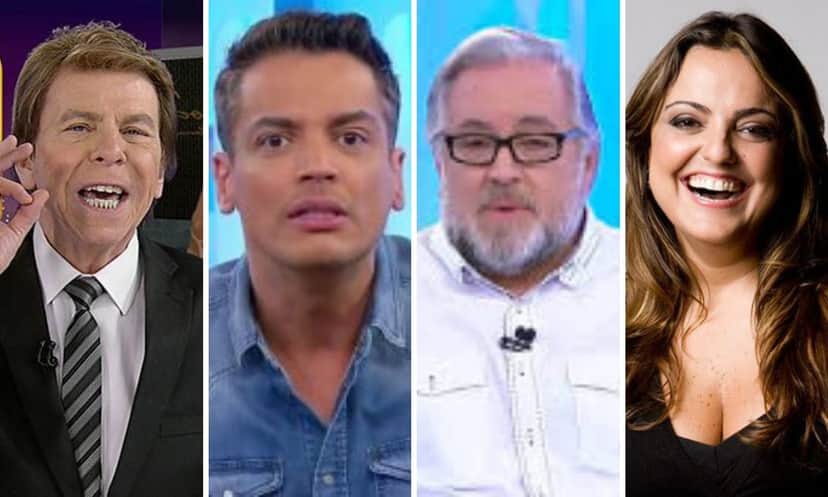 Fofoqueiros; Leo Dias, Leão Lobo, Fabíola Reipert e Nelson Rubens Fofoqueiros; Leo Dias, Leão Lobo, Fabíola Reipert e Nelson Rubens
