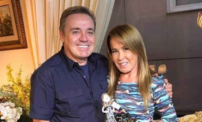 Gugu Liberato e Zilu Camargo em foto usada para homenagem (Foto: Reprodução) Gugu Liberato e Zilu Camargo em foto usada para homenagem (Foto: Reprodução)