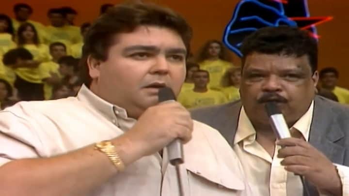 Tim Maia no Domingão do Faustão, da Globo, em 1989. (Foto: Reprodução) Tim Maia no Domingão do Faustão, da Globo, em 1989. (Foto: Reprodução)