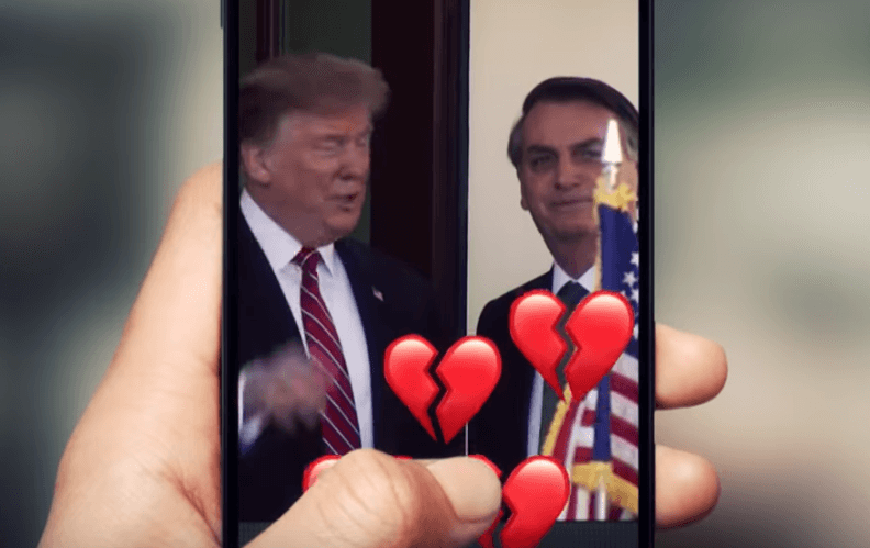 O presidente dos Estados Unidos Donald Trump e Jair Bolsonaro (Foto: Reprodução) O presidente dos Estados Unidos Donald Trump e Jair Bolsonaro (Foto: Reprodução)