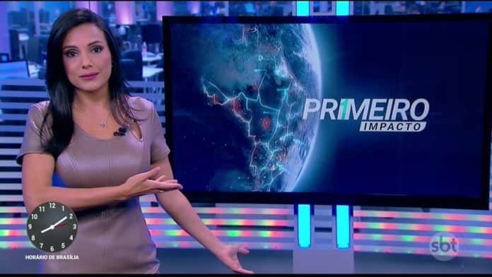 Márcia Dantas é a nova apresentadora do Primeiro Impacto (Foto: Reprodução/SBT) Márcia Dantas é a nova apresentadora do Primeiro Impacto (Foto: Reprodução/SBT)