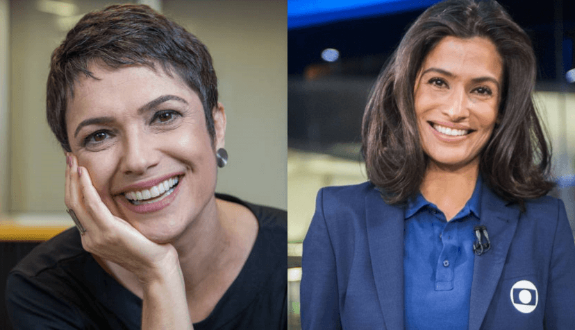 A famosa apresentadora do Jornal Nacional da Globo. Renata Vasconcellos é chamada de louca por Sandra A famosa apresentadora do Jornal Nacional da Globo. Renata Vasconcellos é chamada de louca por Sandra