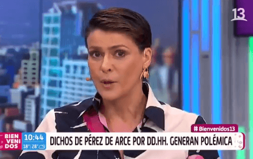 Apresentadora famosa do Chile se revoltou com convidado (Foto: Reprodução)