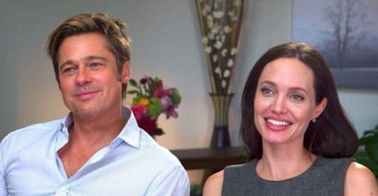 Angelina Jolie proíbe Brad Pitt de ter contato com os filhos durante o Natal (Foto: Reprodução) Angelina Jolie proíbe Brad Pitt de ter contato com os filhos durante o Natal (Foto: Reprodução)