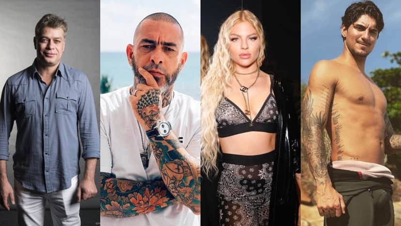 Fábio Assunção, Henrique Fogaça, Luísa Sonza e Gabriel Medina (Foto: Reprodução/Instagram/Globo/Montagem TV Foco) Retrospectiva 2019