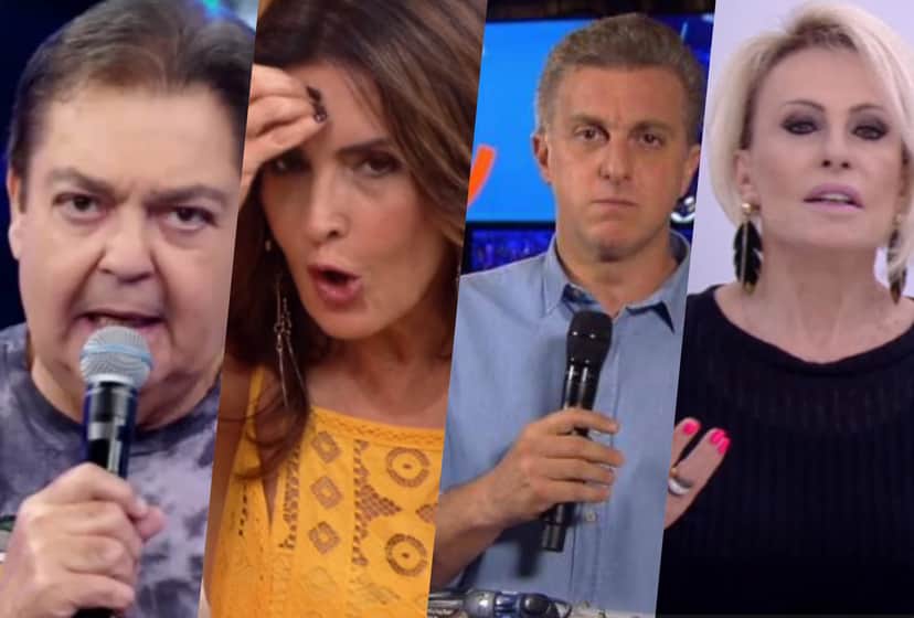 zorra total Faustão, Ana Maria, Luciano Huck e Fátima Bernardes sofreram consequências na Globo (Foto reprodução) zorra total Faustão, Ana Maria, Luciano Huck e Fátima Bernardes sofreram consequências na Globo (Foto reprodução)