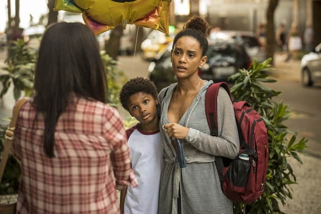Thelma (Adriana Esteves) enfrenta Vitória (Taís Araújo) após sabotagem (Foto: João Cotta/Globo) Thelma (Adriana Esteves) enfrenta Vitória (Taís Araújo) após sabotagem (Foto: João Cotta/Globo)