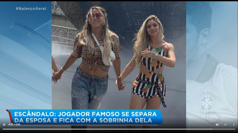 A ex-esposa do jogador Hulk, Iran e a atual namorada do jogador, Camila (imagem: Reprodução) A ex-esposa do jogador Hulk, Iran e a atual namorada do jogador, Camila (imagem: Reprodução)