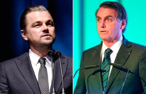Leonardo DiCaprio responde Bolsonaro depois de acusações sobre os incêndios na Amazônia (Foto: Reprodução) Leonardo DiCaprio responde Bolsonaro depois de acusações sobre os incêndios na Amazônia (Foto: Reprodução)