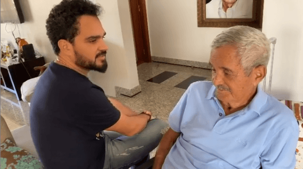 Luciano, da dupla com Zezé di Camargo, e Francisco (Foto: Reprodução) Luciano, da dupla com Zezé di Camargo, e Francisco (Foto: Reprodução)