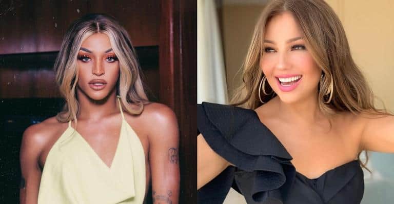 Pabllo Vittar e Thalia estão trabalhando em novo projeto nos Estados Unidos (Foto: Reprodução) Pabllo Vittar e Thalia estão trabalhando em novo projeto nos Estados Unidos (Foto: Reprodução)