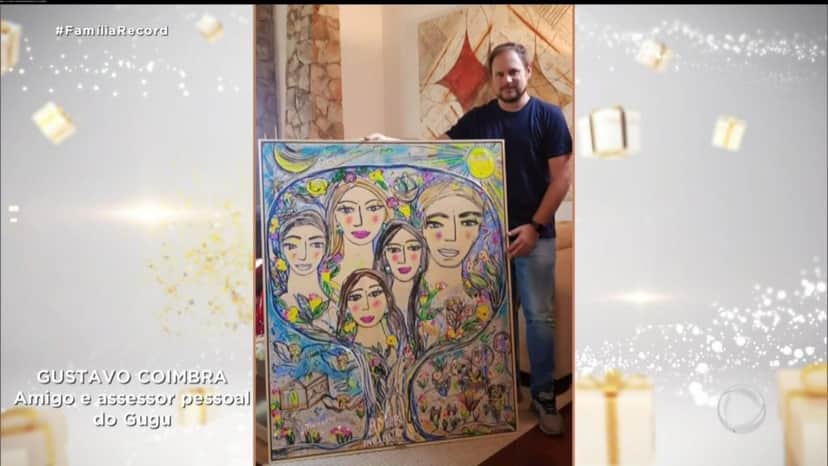 Ticiane Pinheiro manda fazer quadro para entregar para a família de Gugu Liberato (Foto: Reprodução) Ticiane Pinheiro manda fazer quadro para entregar para a família de Gugu Liberato (Foto: Reprodução)