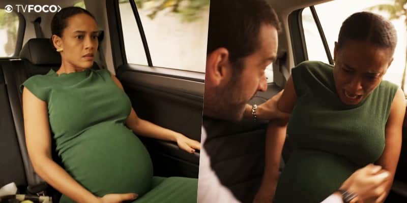 Sandro e Vitória em Amor de Mãe Sandro e Vitória em Amor de Mãe