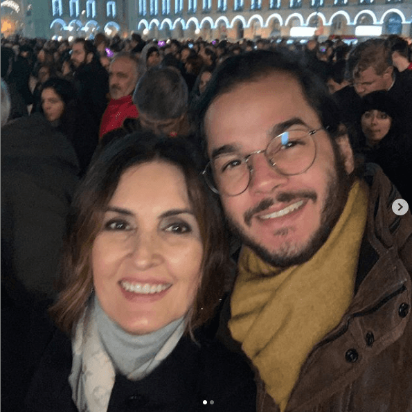 Túlio Gadelha e Fátima no Ano Novo (Foto: Reprodução/ Instagram) Túlio Gadelha e Fátima no Ano Novo (Foto: Reprodução/ Instagram)