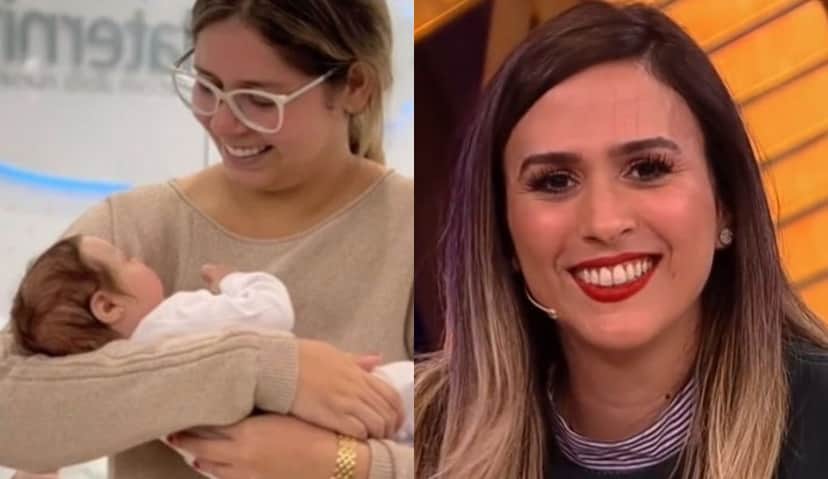 Marília Mendonça pediu ajuda de Tatá Werneck para conseguir colocar o filho recém-nascido para dormir (Foto: Montagem/TV Foco) Marília Mendonça pediu ajuda de Tatá Werneck para conseguir colocar o filho recém-nascido para dormir (Foto: Montagem/TV Foco)