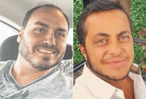 Thammy Gretchen foi alvo de piada de Carlos Bolsonaro (Foto: Montagem) Thammy Gretchen foi alvo de piada de Carlos Bolsonaro (Foto: Montagem)