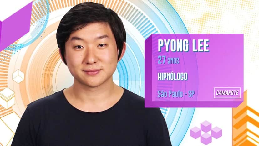 Pyong Lee no BBB20 (Foto: Reprodução/ Globo) Pyong Lee no BBB20 (Foto: Reprodução/ Globo)