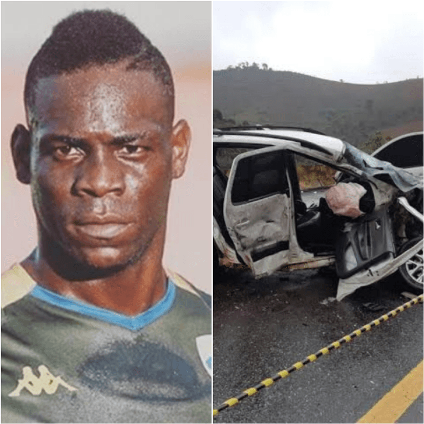 Mário Balotelli se envolve em acidente de carro na virada de ano (Foto: Reprodução) Mário Balotelli se envolve em acidente de carro na virada de ano (Foto: Reprodução)
