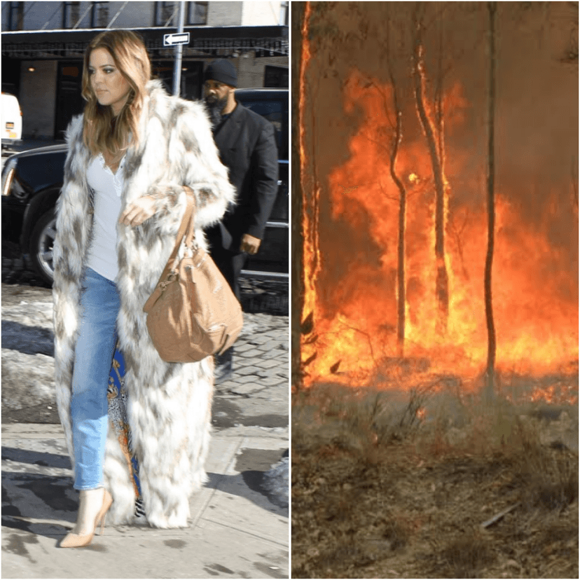 Khloé Kardashian é detonada por fã após posicionamento sobre os incêndios na Austrália (Foto: Reprodução) Khloé Kardashian é detonada por fã após posicionamento sobre os incêndios na Austrália (Foto: Reprodução)