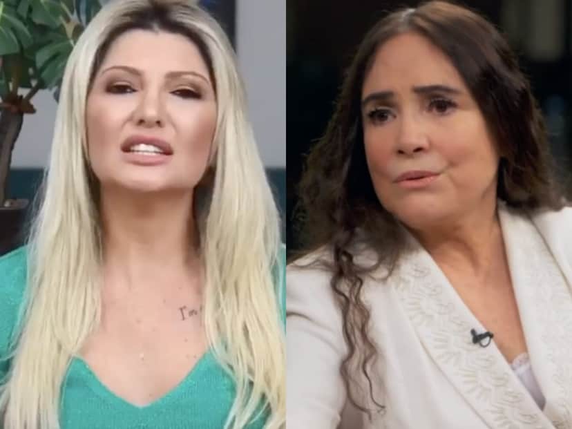 Que situação! A famosa empresária, Antonia Fontenelle quebrou o silêncio e detonou a ex-atriz da Globo, Regina Duarte (Foto: Reprodução/Montagem TV Foco) Que situação! A famosa empresária, Antonia Fontenelle quebrou o silêncio e detonou a ex-atriz da Globo, Regina Duarte (Foto: Reprodução/Montagem TV Foco)