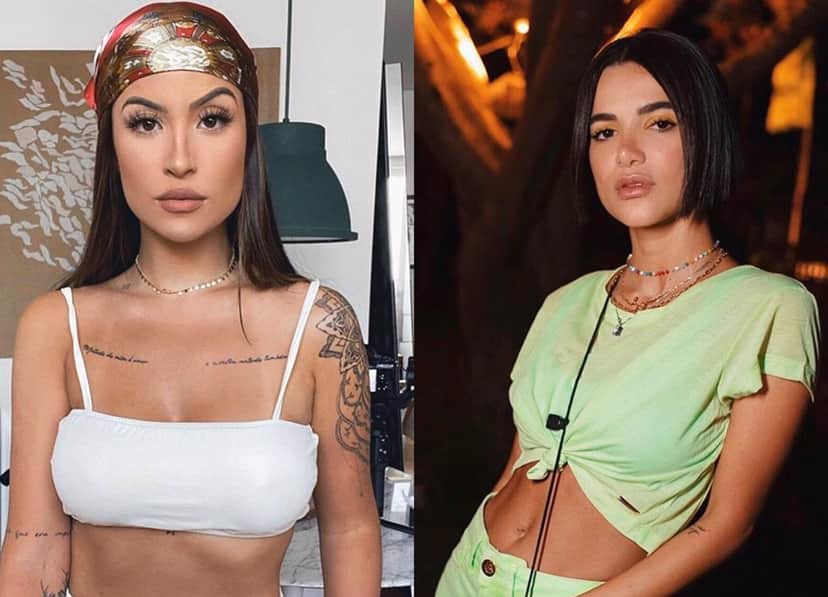 Bianca Andrade, Manu Gavassi, no BBB, da Globo Bianca Andrade, Manu Gavassi, no BBB, da Globo