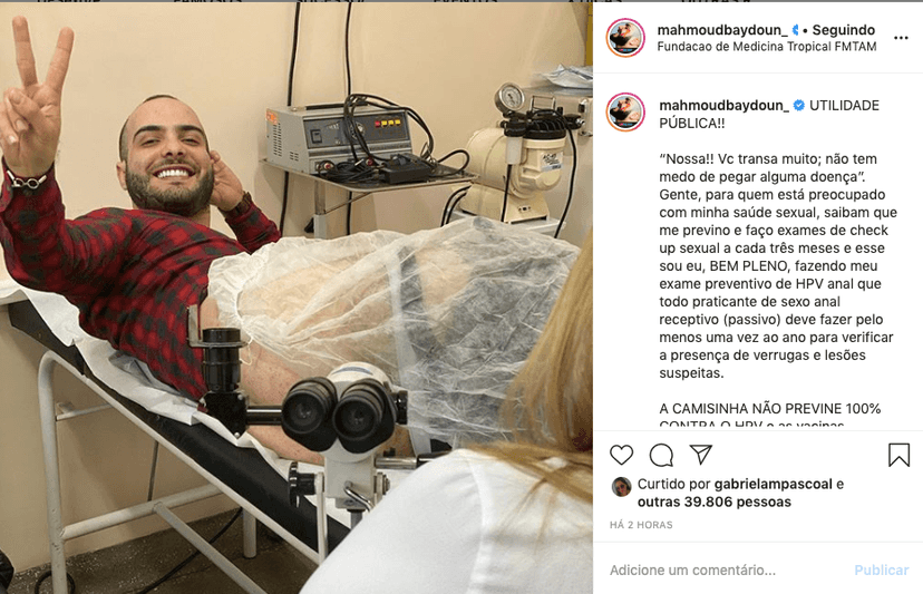 Mahmoud Baydoun faz campanha nas redes sociais. Foto: Reprodução