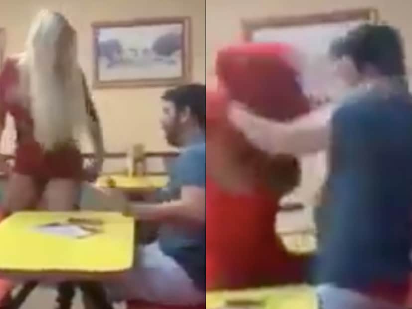 Homem apanha de suas mulheres após ofendê-las de diversas formas (Foto: Montagem TV Foco) Homem apanha de suas mulheres após ofendê-las de diversas formas (Foto: Montagem TV Foco)