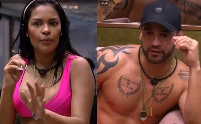 Flayslane e Hadson protagonizaram discussão no BBB20 (Foto: Montagem) Flayslane e Hadson protagonizaram discussão no BBB20 (Foto: Montagem)