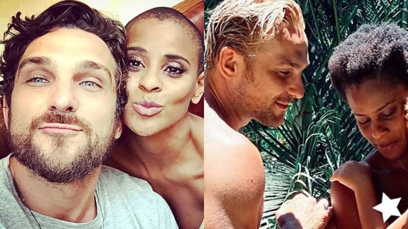 Igor Rickli, Aline Wirley eo filho do casal surgem nus e foto gera polêmica Montagem: TV Foco) Igor Rickli, Aline Wirley eo filho do casal surgem nus e foto gera polêmica Montagem: TV Foco)
