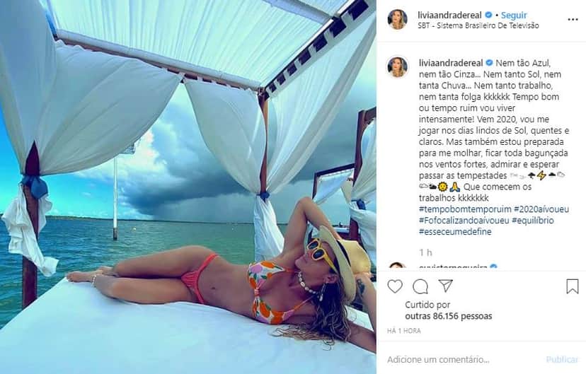 A apresentadora do SBT voltou a causar polêmica nas redes sociais (Foto: Reprodução/Instagram) A apresentadora do SBT voltou a causar polêmica nas redes sociais (Foto: Reprodução/Instagram)