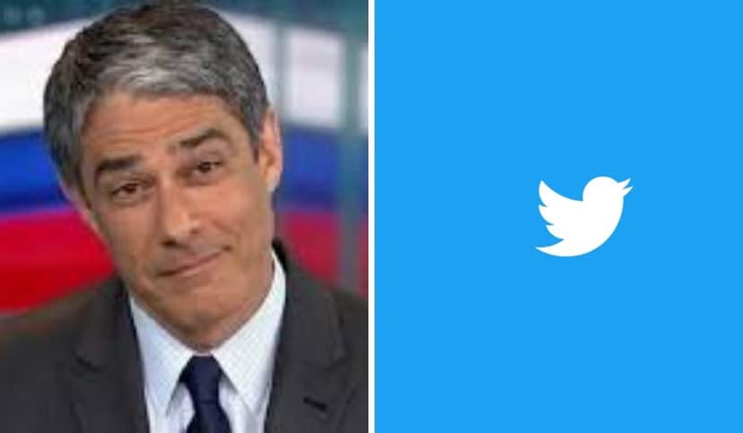 William Bonner, Globo, Twitter William Bonner, Globo, Twitter