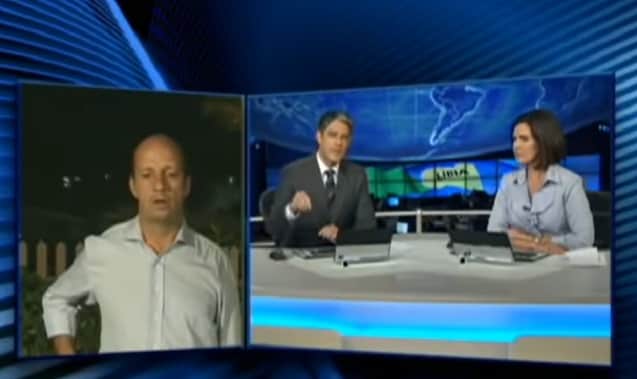 William Bonner, Fátima Bernardes, Marcos Uchôa