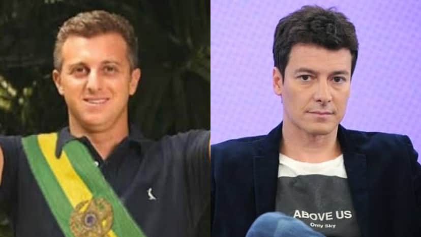 Luciano Huck e Rodrigo Faro (Foto: Reprodução/Record/Montagem TV Foco) Luciano Huck e Rodrigo Faro (Foto: Reprodução/Record/Montagem TV Foco)