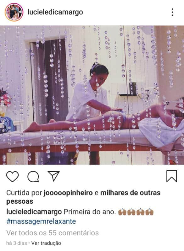 Irmã de Zezé Di Camargo, Luciele, resolveu causar ao mostrar o bumbum em uma foto ousada (Foto: Reprodução/ Instagram) Irmã de Zezé Di Camargo, Luciele, resolveu causar ao mostrar o bumbum em uma foto ousada (Foto: Reprodução/ Instagram)