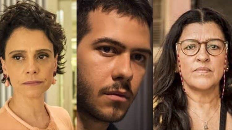 Em Amor de Mãe, segredo de Lídia, levanta suspeitas de que Vinícius pode ser Domênico, filho de Lurdes (Montagem: TV Foco_ Em Amor de Mãe, segredo de Lídia, levanta suspeitas de que Vinícius pode ser Domênico, filho de Lurdes (Montagem: TV Foco_