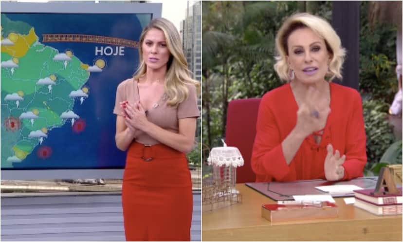 Ana Maria Braga interrompe Mais Você para boletim da Globo. Foto: Reprodução Ana Maria Braga interrompe Mais Você para boletim da Globo. Foto: Reprodução