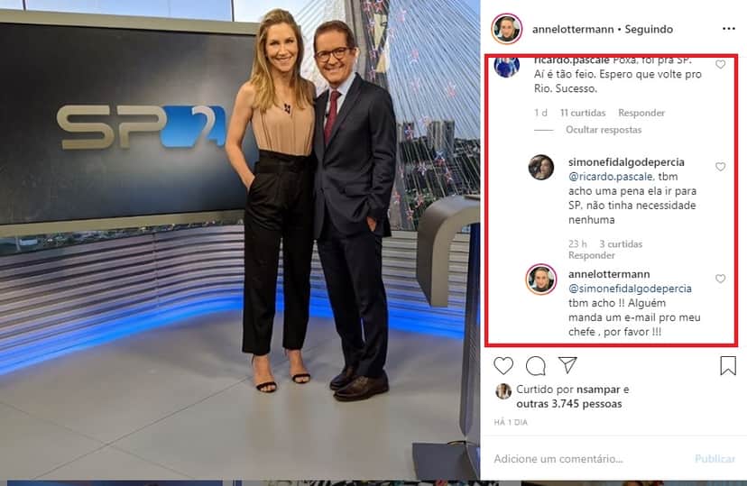 Anne Lottermann; Globo Anne Lottermann; Globo