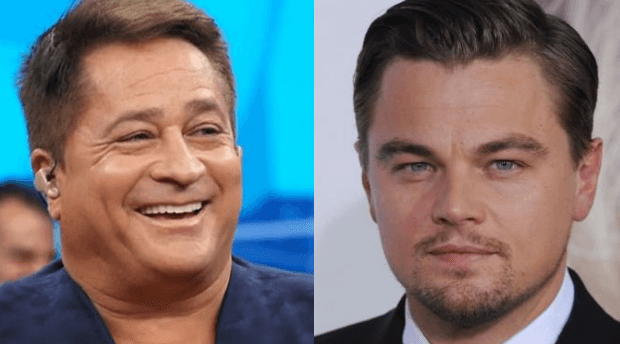 Leonardo e Leonardo DiCaprio são confundidos em foto de famosa atriz. Foto: Reprodução Leonardo e Leonardo DiCaprio são confundidos em foto de famosa atriz. Foto: Reprodução