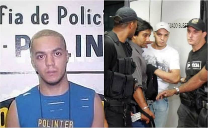 Belo na época que foi preso, em 2001. Foto: Reprodução Belo na época que foi preso, em 2001. Foto: Reprodução