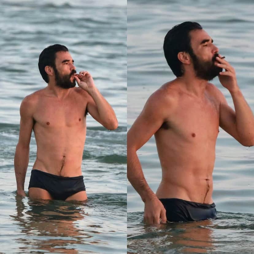 Caio Blat curtindo praia no Rio de Janeiro (Imagem: Instagram) Caio Blat curtindo praia no Rio de Janeiro (Imagem: Instagram)