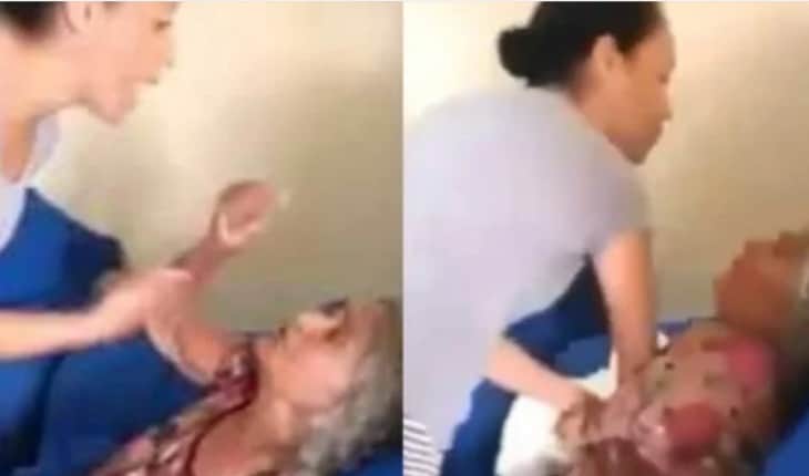 Cantora evangélica é pega no flagra batendo na sogra idosa e vídeo revela verdadeira face da artista Cantora evangélica é pega no flagra batendo na sogra idosa e vídeo revela verdadeira face da artista