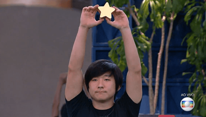 Pyong Lee foi e voltou do Paredão após prova durante o BBB20, que superou a audiência do Faustão (Foto: Reprodução/Globo) Pyong Lee foi e voltou do Paredão após prova durante o BBB20, que superou a audiência do Faustão (Foto: Reprodução/Globo)