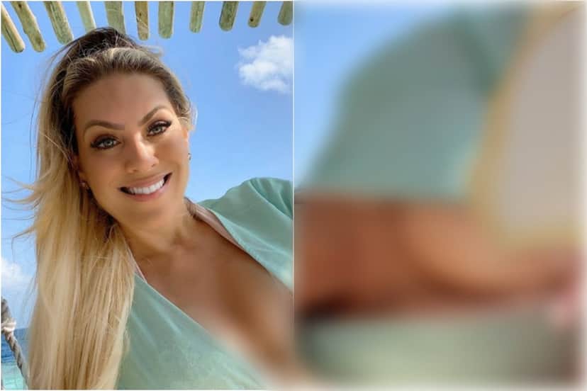 Renata Fan surpreendeu os seguidores ao se descuidar e mostrar demais. Foto: Reprodução Renata Fan surpreendeu os seguidores ao se descuidar e mostrar demais. Foto: Reprodução