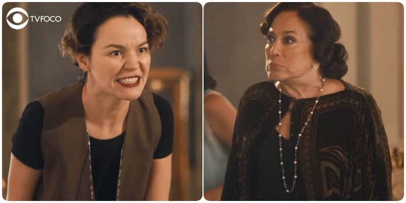 Adelaide e Emília tem briga fervorosa em Éramos Seis Adelaide e Emília tem briga fervorosa em Éramos Seis