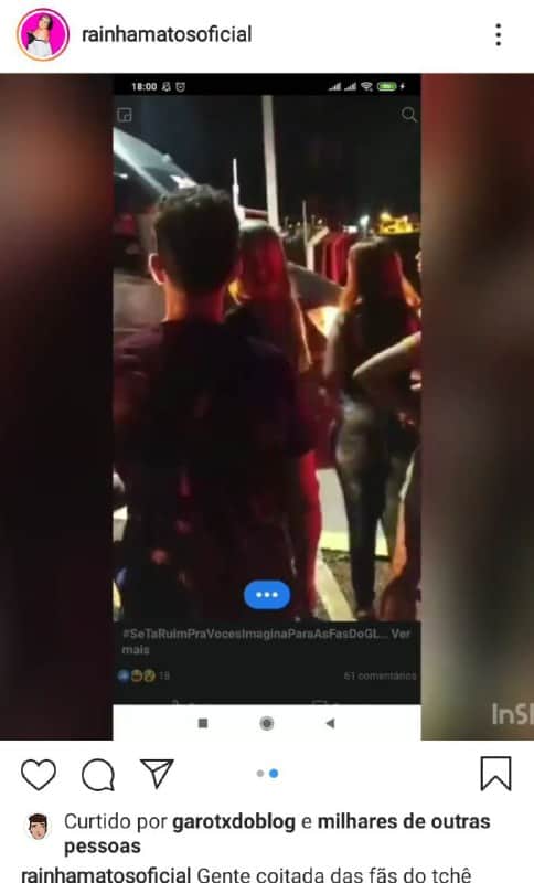 Vídeo mostra fãs de Gusttavo Lima protestando contra o cantor Vídeo mostra fãs de Gusttavo Lima protestando contra o cantor