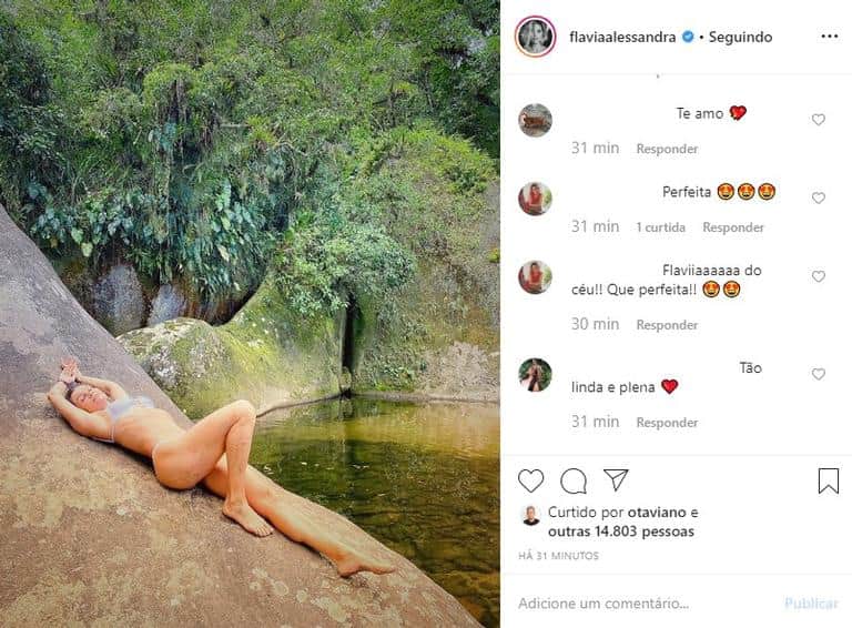 Flávia Alessandra mostra corpão aos 45 anos (Foto: Reprodução/Instagram) Flávia Alessandra mostra corpão aos 45 anos (Foto: Reprodução/Instagram)