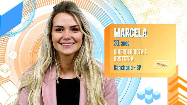 Marcela faz parte do time Pipoca do Big Brother Brasil 20. Foto: Reprodução Marcela faz parte do time Pipoca do Big Brother Brasil 20. Foto: Reprodução