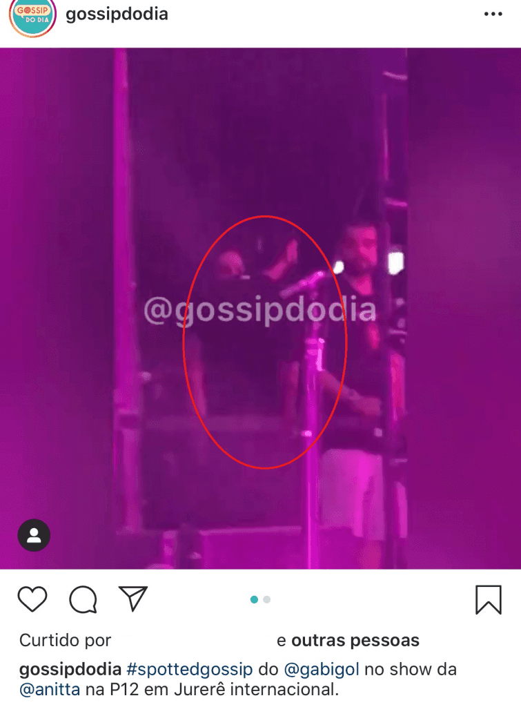 Gabigol foi flagrado curtindo show de Anitta de pertinho. Eles já foram apontados como affair (Imagem: Reprodução/Instagram) Gabigol foi flagrado curtindo show de Anitta de pertinho. Eles já foram apontados como affair (Imagem: Reprodução/Instagram)