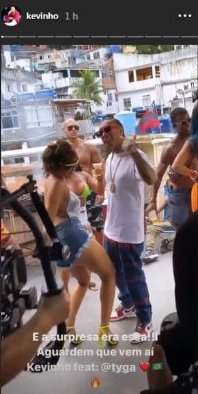 Kevinho anuncia parceria com rapper internacional, Tyga (Foto: Instagram) Kevinho anuncia parceria com rapper internacional, Tyga (Foto: Instagram)