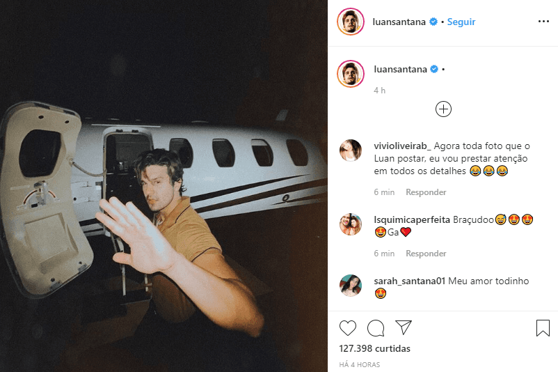 Luan Santana tem suas fotos comparadas com as de Shawn Mendes (Foto: Reprodução/ Instagram) Luan Santana tem suas fotos comparadas com as de Shawn Mendes (Foto: Reprodução/ Instagram)